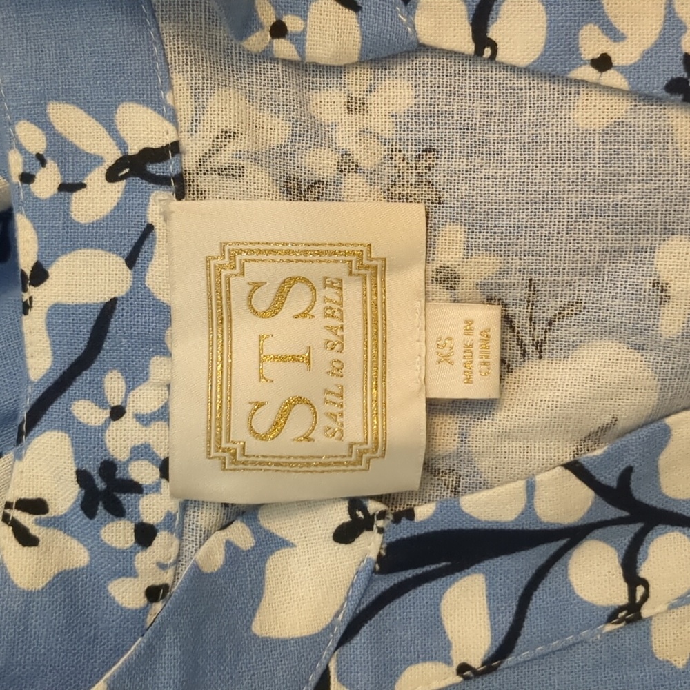 Sail to Sable Floral Bell Sleeve Dress Sz. XS - Picture 5 of 8